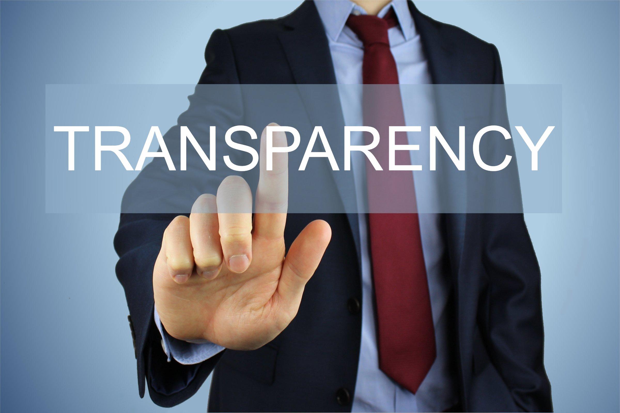 Encouraging Transparency in Actions and Decisions
