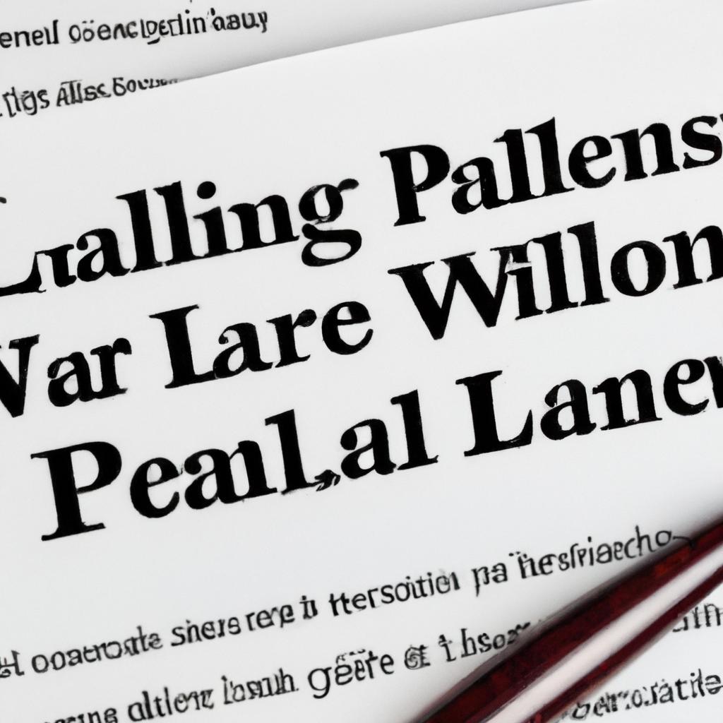 Challenging a ‍Parent's Will: Understanding the Legal ​Process